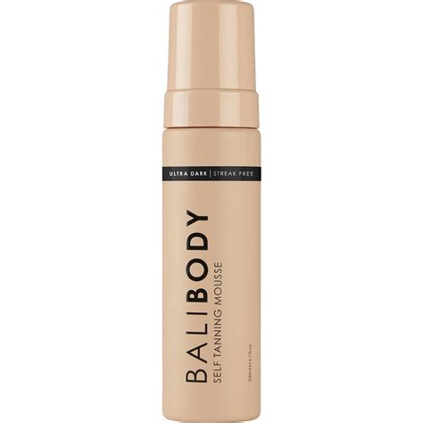 Ultra Dark Self Tanning Mousse – Bali Body US.